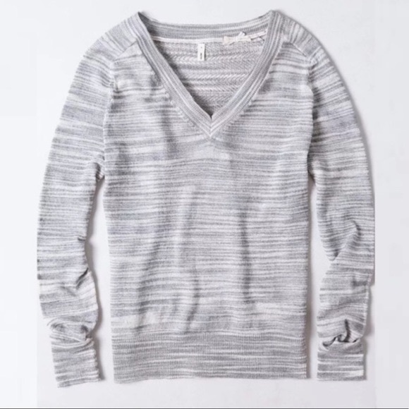 Anthropologie Moth Sweater With See Through Back - Picture 2 of 3